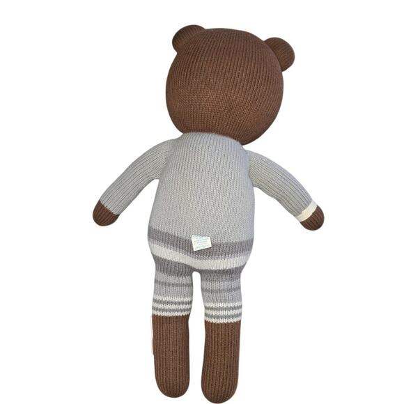 Cuddle + Kind Oliver The Bear 20" Plush Wild Sweater - Picture 2 of 4